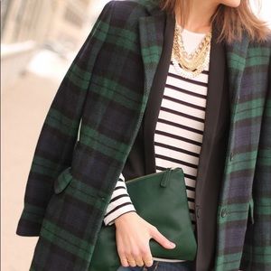 Joe Fresh blackwatch plaid overcoat